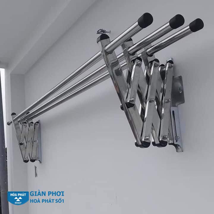 Giàn phơi xếp gọn gắn tường