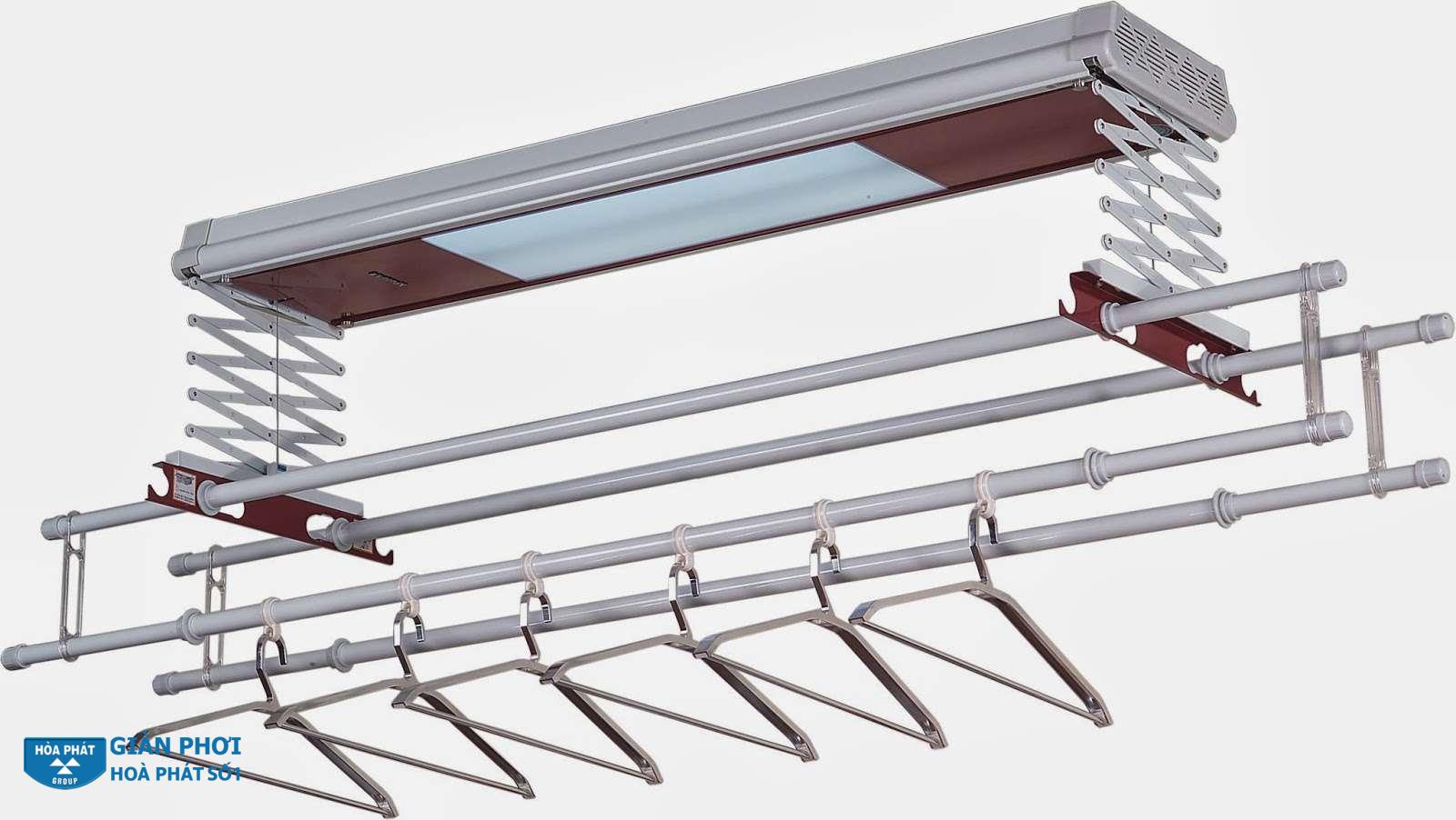 Giàn phơi quần áo thông minh điều khiển điện